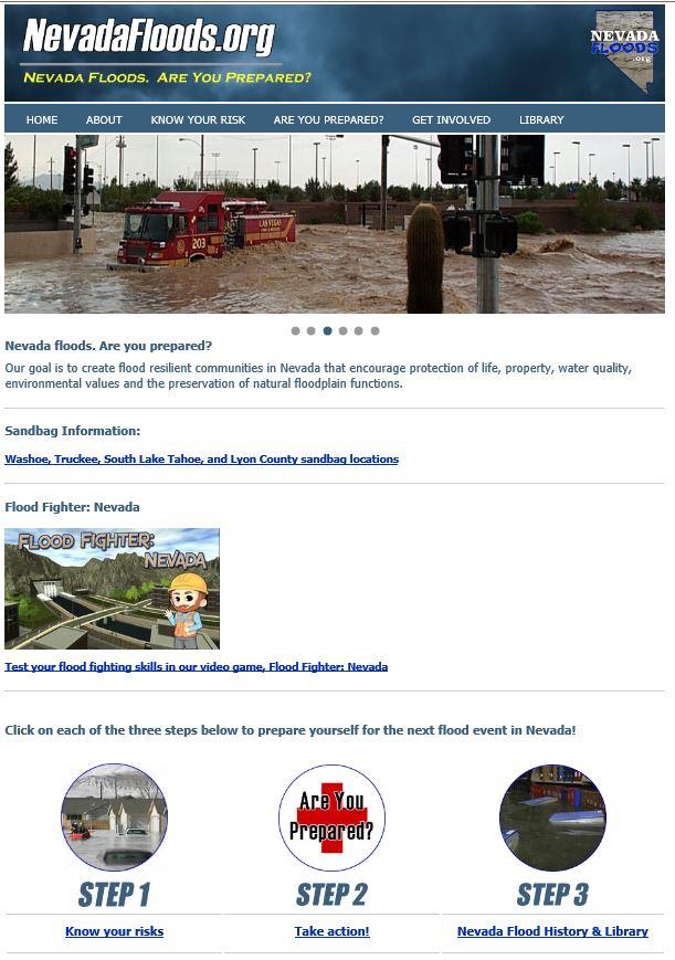 Over 10 thousand hits on the website during flooding in January 2017.