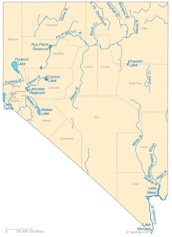 Nevada Flood Chronology Project Completed: Carson River Basin Walker River Basin