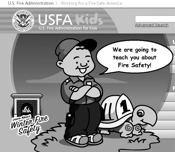 Coloring Page For more fire safety fun and to learn about