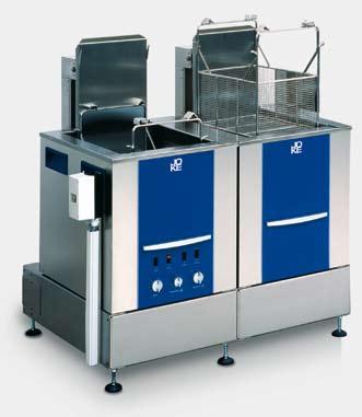 own requirements. This modular product range is based on ultrasonic cleaning with modern multi-frequency units with optional oscillating product carriers (baskets).