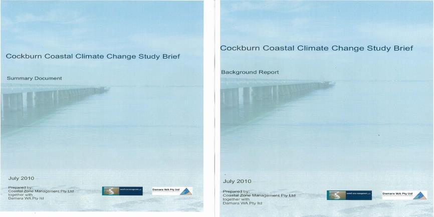 Cockburn Sound Coastal Vulnerability & Flexible Adaptation Pathways Project