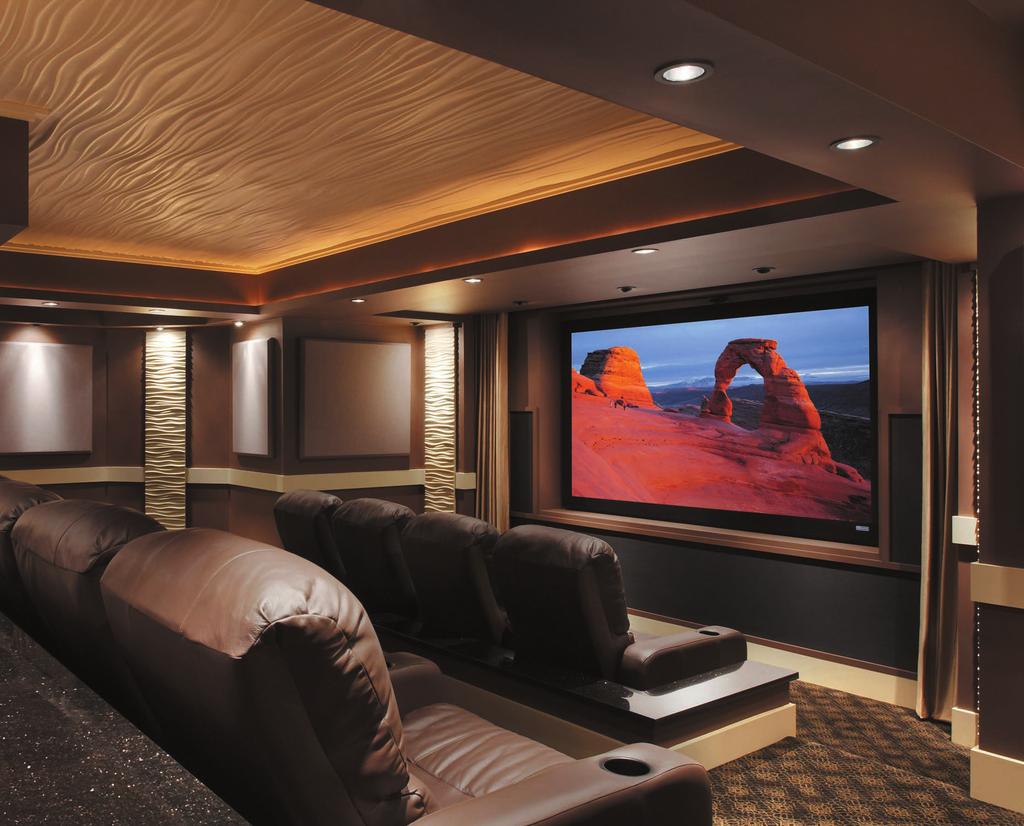 PLANNING EQUALS PERFECTION Great home theaters start with the detailed