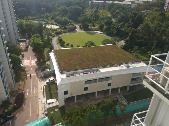 Green roofs are expected to cut 15% of ENERGY CONSUMPTION costs on the top floor. GaiaMat tm green roof in Laem Chabang, Nishimatsu Factory in Thailand, Joint Research done with USHIO Thailand.
