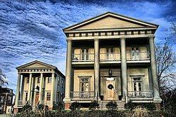 Greek Revival Built with classical proportions and decorations of the classic Greek