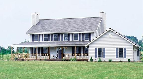 Farmhouse Uses two-story