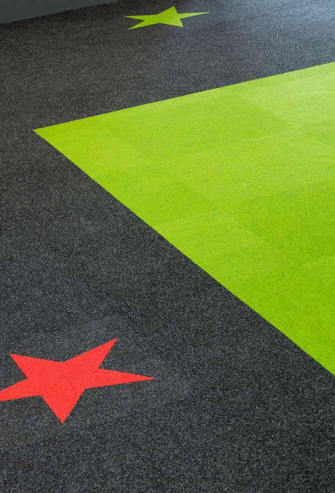 EDUCATION Educational establishments are perhaps the ultimate test for any floorcovering and carpet tiles.