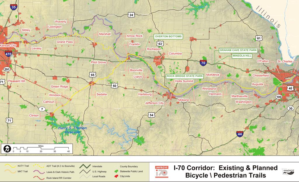 ined for shared-use facilities on outer roads or other non-limited access facilities (See Figure I-3).