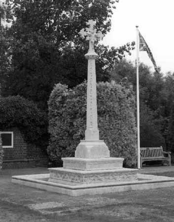 area. The memorial is within Monks Risborough conservation area and is grade II listed.