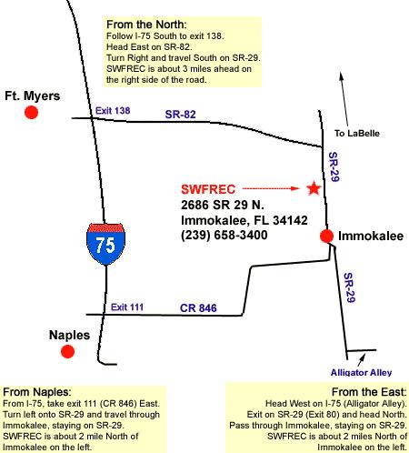 Travel Directions to the Immokalee