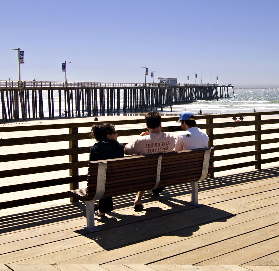 1 City Departments Meetings Existing seating and showers at the pier plaza The scope of the Strategic Plan required the involvement and contribution of the City s various departments.