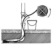 Using the wrong fittings during construction or allowing too little slope in the drain run can cause the drain to become