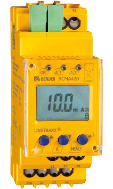 LINETRAXX RCMA420 Residual current monitor for monitoring AC, DC and