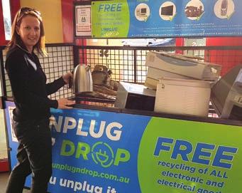 stores to help customers live sustainably at home Ten Melbourne stores continued to provide battery recycling for customers, with 20,000