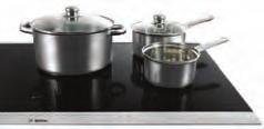 Induction Gas Electric Cooktops 31 PowerSim burner* This feature, available PowerSim on our largest burner, uses a diffuser cap to output a large flame of up to 17,000 BTU for quick heating, and can