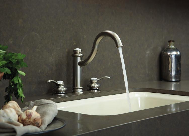 00 6517-ST Tap shown not available Recommended Items BAKERSFIELD With its classic design, the Bakersfield sink coordinates beautifully with a full range of kitchen
