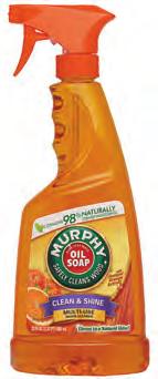 Cleans finished wood and hard surfaces Contains natural orange extract 01103 4/1 gal 11.6 x 12.