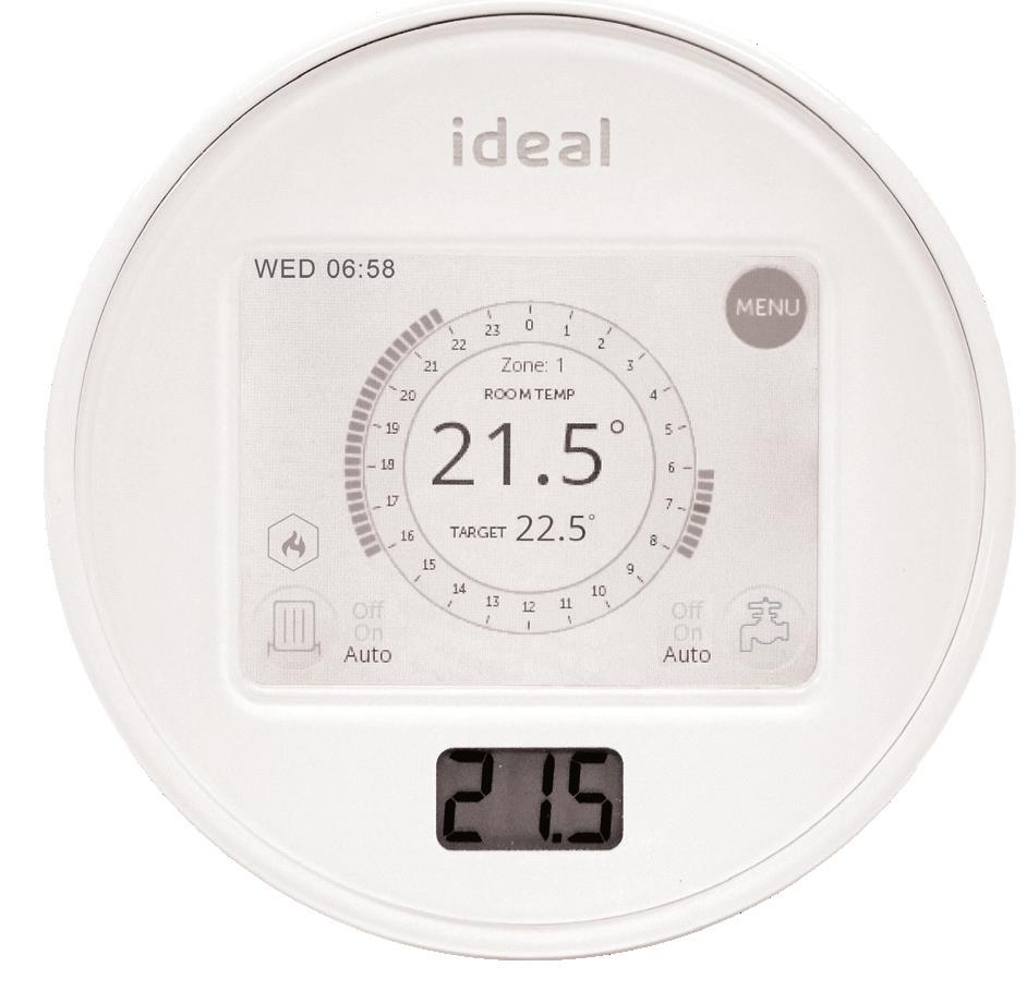 Using the Ideal Touch thermostat Troubleshooting FAULT Central Heating will not switch ON ACTION Check that central heating is set to be programmed on period or the override ON or is in a is On
