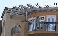 Awnings or canopies 11.