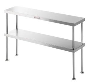450 H mm 1800 W 300 D 450 H mm 2100 W 300 D 450 H mm 13 OUBLE BENCH OVERSHELF For mounting on benches 01, 02 and 03 1.