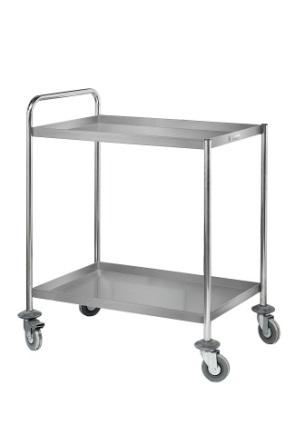 H mm 1500 W 300 D 750 H mm 1800 W 300 D 750 H mm 2100 W 300 D 750 H mm 14 TWO TIER TROLLEY SS14 Type 4 spec 304 Stainless Steel Construction throughout 1.