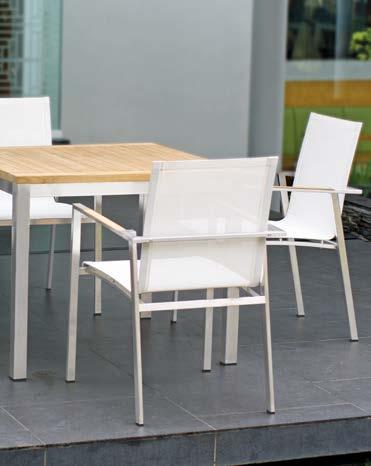 Alzette Stacking Chair TRT-03 Siro Dining Table
