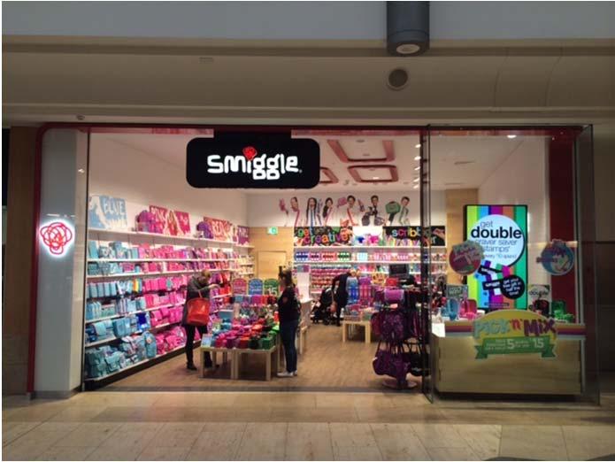 (opened 12 th February, 2015) and Birmingham Bullring Smiggle UK will grow to be a significant profit driver to the Group with the potential for 200 stores