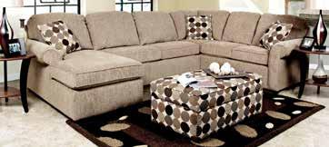 Complete the look by adding a matching regularsized sofa, loveseat, chair or ottoman.