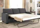 Loveseat, chair, sofabed and ottoman