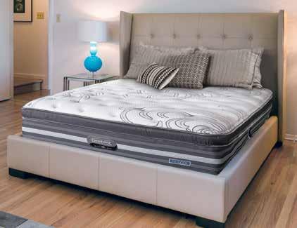 $1499 Europillowtop Hanover $500 A harmonious combination of cooling nanomicro tech breathable coils, layers of foam, gel-infused memory foam and pocket coil construction provides a sleep surface