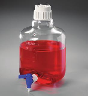 2006-0032 1000 ml Narrow-Mouth Bottle - PP -38-430 mm Closure 6pk/24cs Nalgene PC Carboys Easy Dispensing Leakproof Graduated Autoclavable Pk/Case