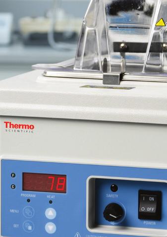 .. u Digital Water Baths Thermo Scientific LabLine Water Baths are available in a range of sizes and feature dual and independent high-limit thermostats for overtemperature protection.