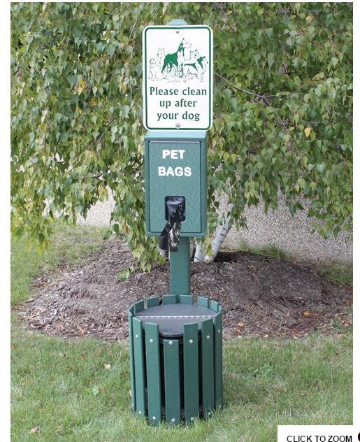 Dog Waste Station in Parks # M005 Provision of a dog waste station in Gainsborough Meadows Park as a pilot project to encourage the city to expand this program.