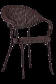 76CO33A Plastic Chair with cushion
