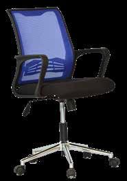 chrome armrests - plastic padded Chrome Sleigh base Colours Available: Brown