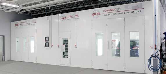 PERFORMER PAINT BOOTHS Our most affordable automotive paint booth line, Performer Paint Booths from GFS allow body shops and collision centers of all sizes to