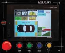 CONTROL PANELS GFS offers several control panels for operating auto refinish spray booths. From the fully loaded LOGIC 4 to the more simplistic Engage, there s a control system for everyone.