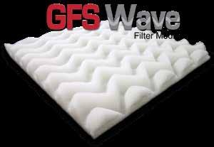 The most versatile single-stage filtration media made for paint booths, GFS Wave provides exceptional paint holding capabilities