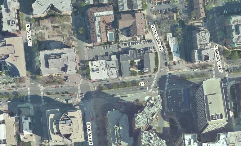 Page 7 Source: Image from Google Maps Existing Development: The site is currently occupied by Ballston Central United Methodist Church and a public alley to the west of the church.