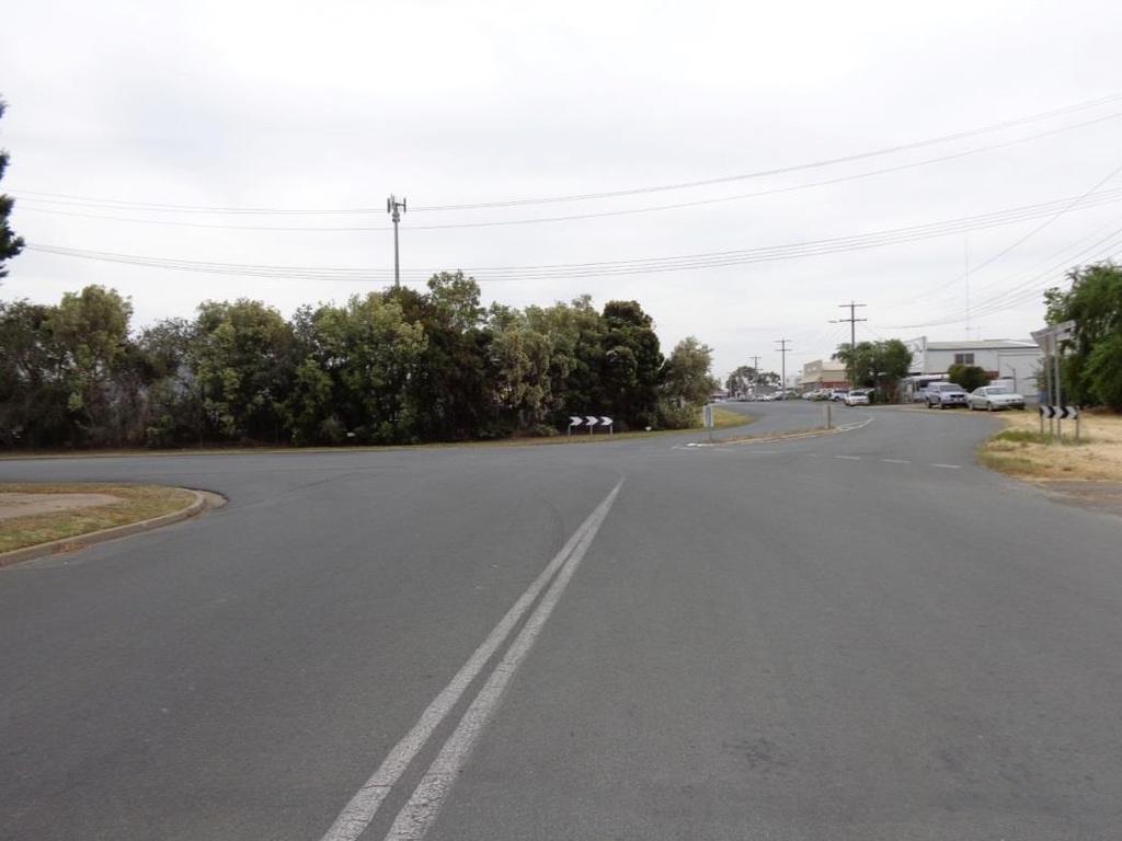 Figure 14: Existing conditions at Fordyce Street/Gilchrist Street intersection (looking north)