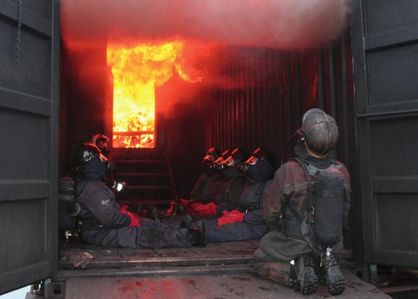 Fire brigade training Falck RISC can offer training for basic, advanced and specialist roles in compliance with the Dutch National Fire Service Training