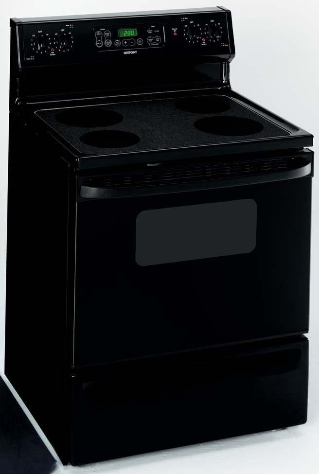 30" Electric Ranges 30" Free-Standing Electric Ranges These models feature 5.0 cu. ft.