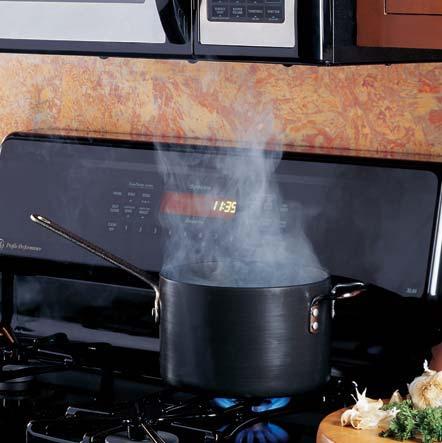 Convenience cooking controls Allow you to defrost, cook or reheat at the touch of a pad.