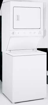GE Unitized Washer/Dryer GE Full Size 27" Unitized Washer/Dryer WSM2700D Electric WSM2780D Gas White on white (Electric model also available in Bisque on bisque) 2.7 cu. ft.