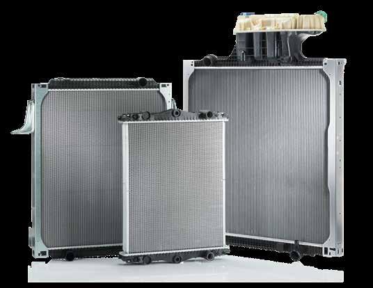 Radiator Heat exchanger - essential for the engine thermal control The radiator is placed frontally in the vehicle and typically, other heat exchangers in the engine compartment, such as the