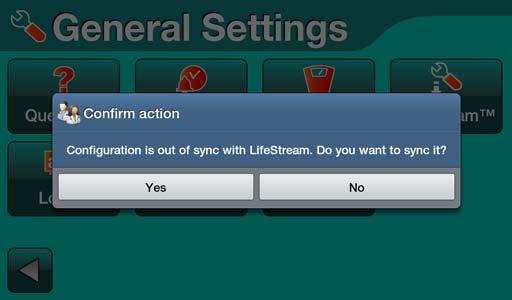 provide LifeStream with the information you set up in the monitor: 1.