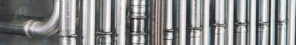 From A Z in industrial pipe systems Essential for the durability of the connection is the factory fitted seal ring in the end beads of the fittings, which deforms in a defined manner during pressing.