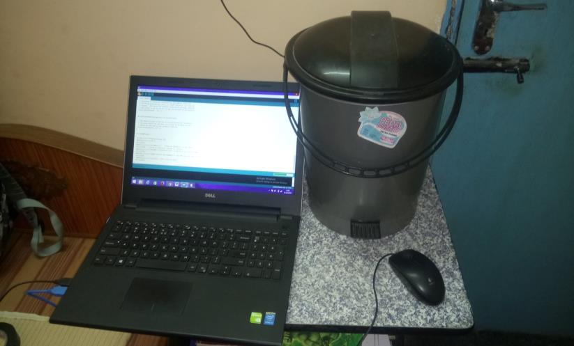 The system is implemented with the arduino based Garbage bins. When the garbage reach the threshold level, notification is sent to the Authority, where they are tracked to the path to clean the same.