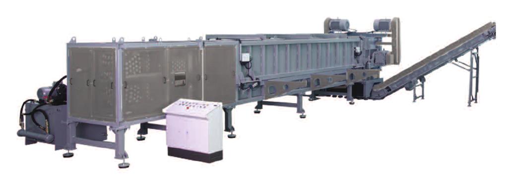 CPS Series The CPS Series shredders have been developed for the size reduction of pipes up to 1,300mm diameter from materials such as UPVC, PE and PP.