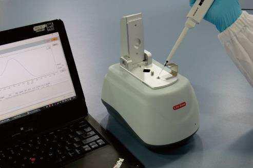 The variable path length of NanoReady realizes both the minimum sample volume detection as low as 0.