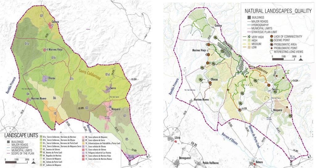 Fig1: Landscape Units and Landscape Quality in Natural areas 3.
